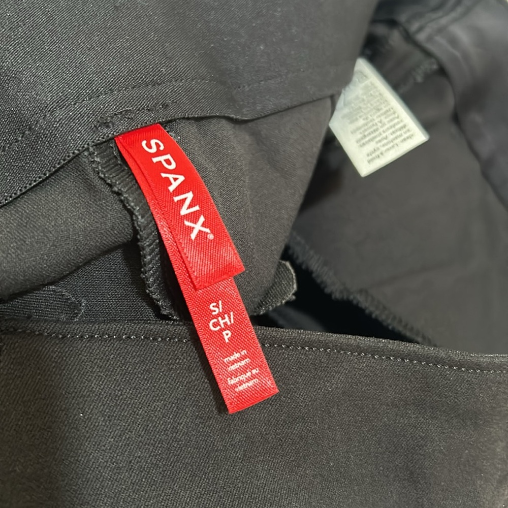 SPANX POLISHED ANKLE SLIM PANT SIZE SMALL WOMEN BLACK NEW - Picture 5 of 11